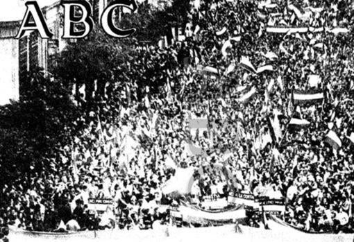 Portada de ABC con las manifestaciones del 4D