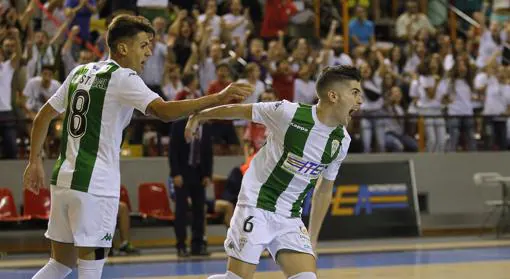 El Itea CCF celebra uno de los goles ante ElPozo Murcia