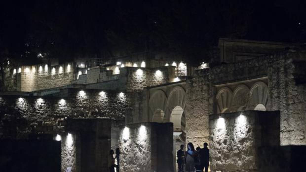 La ciudad palatina, con su nueva iluminación nocturna