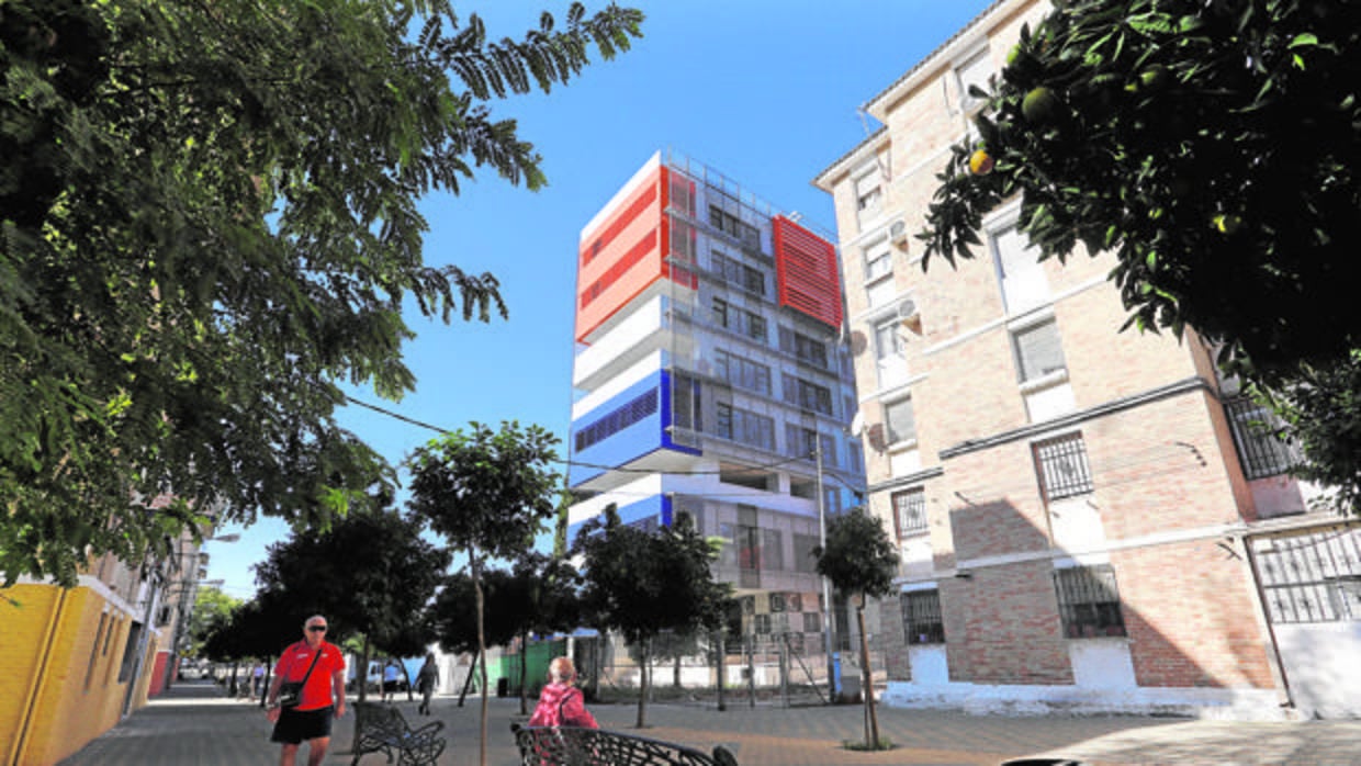 El edificio se encuentra en pleno corazón del sector sur