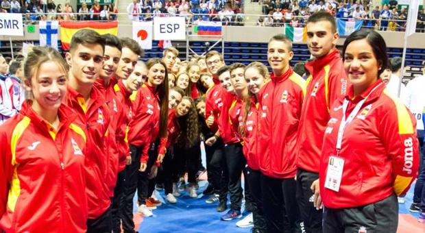 El palmeño Abraham Cano, a las puertas de la final en el Mundial de kárate