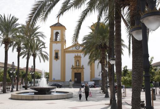 Plaza de Cañero, en el barrio del mismo nombre