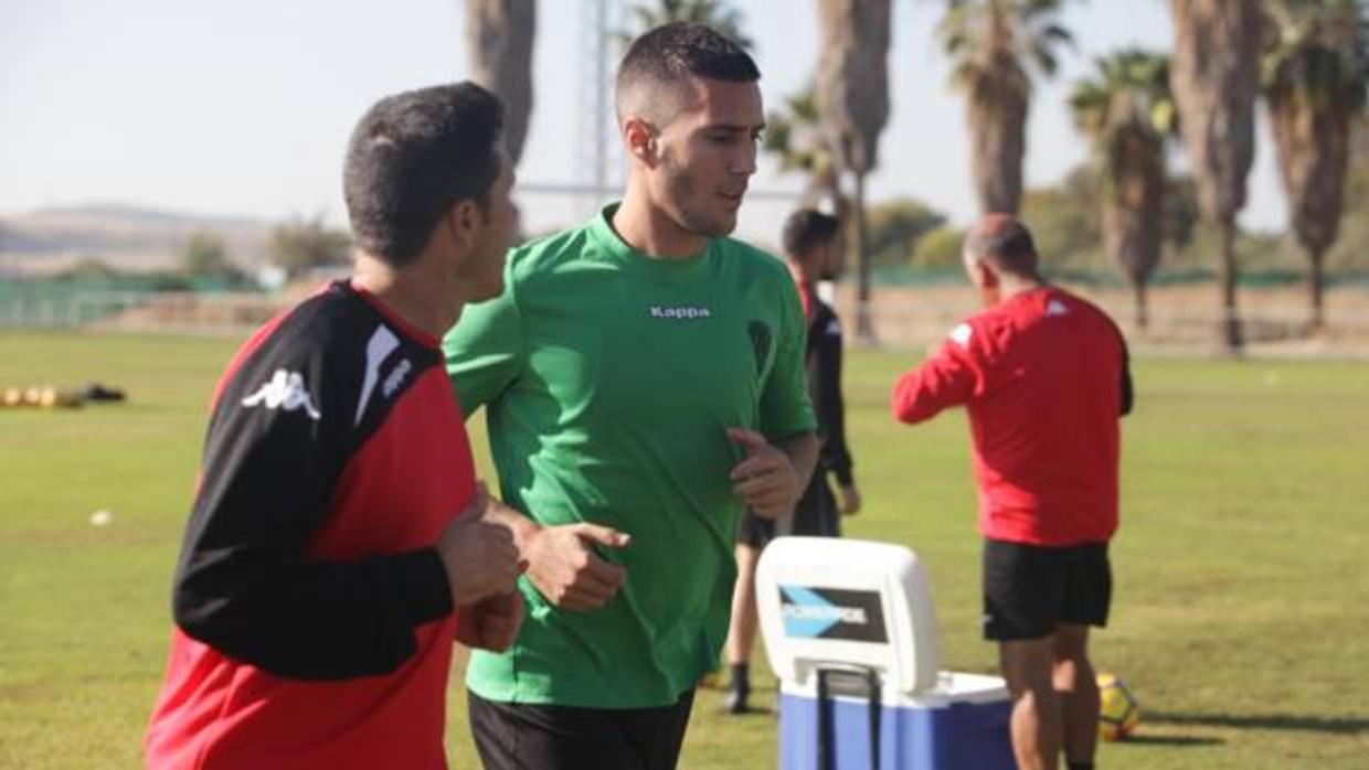 Imagen del entrenamiento del Córdoba CF