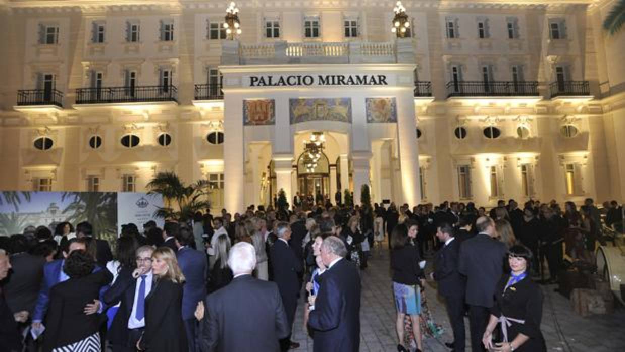 La inauguración del hotel Miramar en Málaga