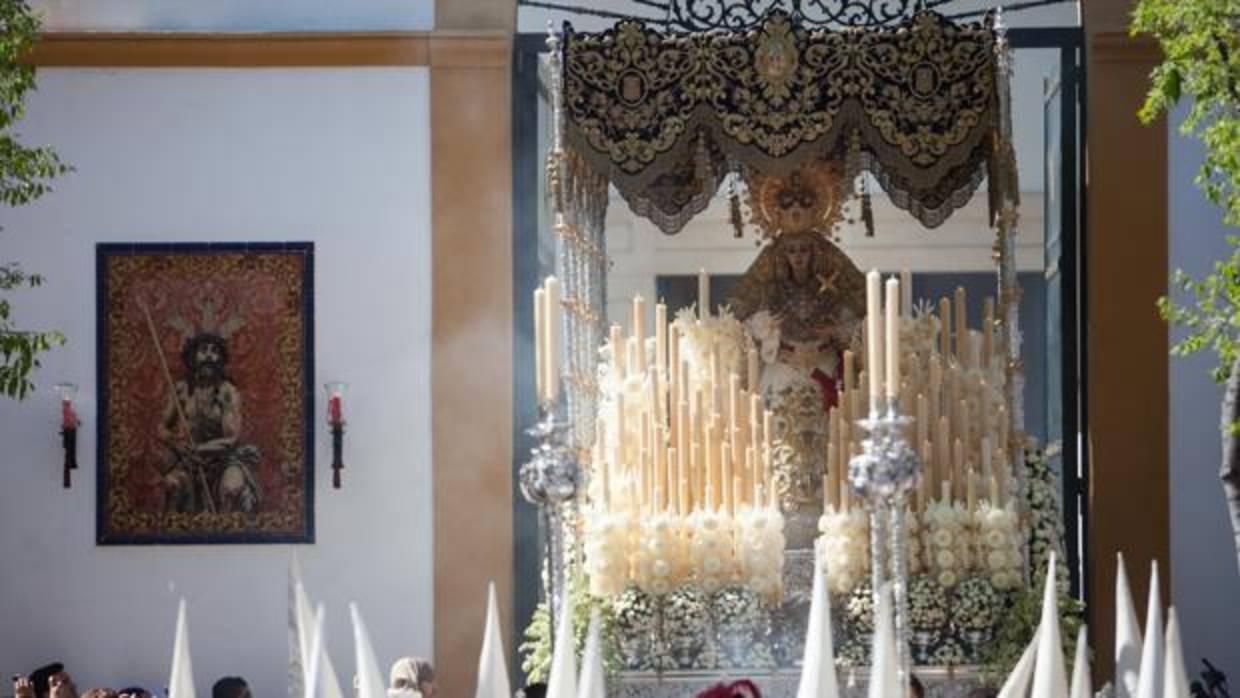 La Virgen de la Merced, en su salida procesional