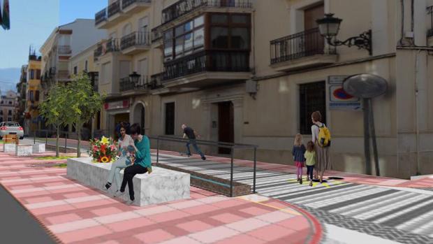 El Ayuntamiento de Cabra hará semipeatonal la calle Martín Belda