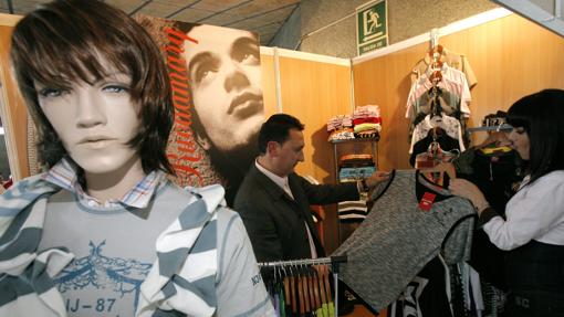 Un maniquí en una tienda de La Viñuela