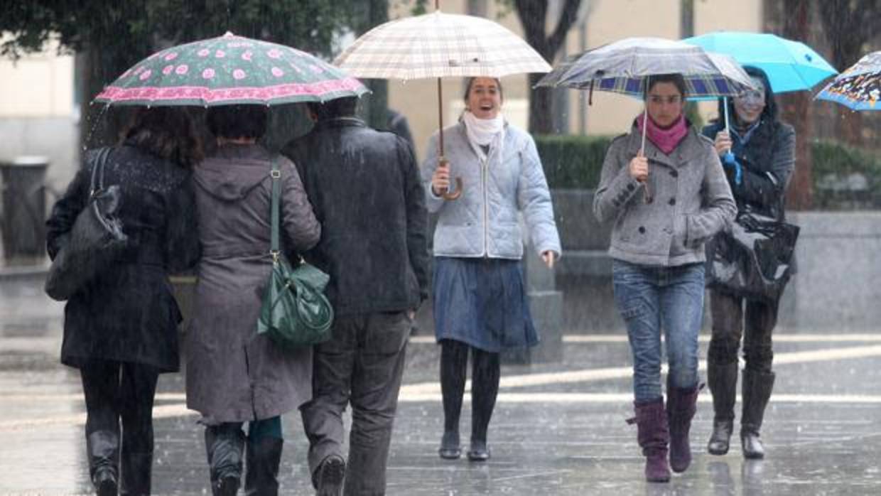 La lluvia será intensa el miércoles