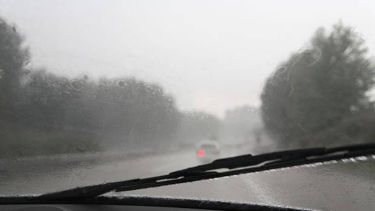 Algunas carreteras se han visto afectadas por la lluvia