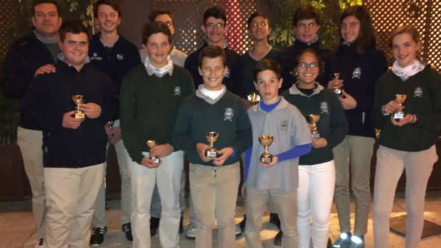 Los canteranos del Real Club de Campo de Córdoba, subcampeones del Pentaclub andaluz