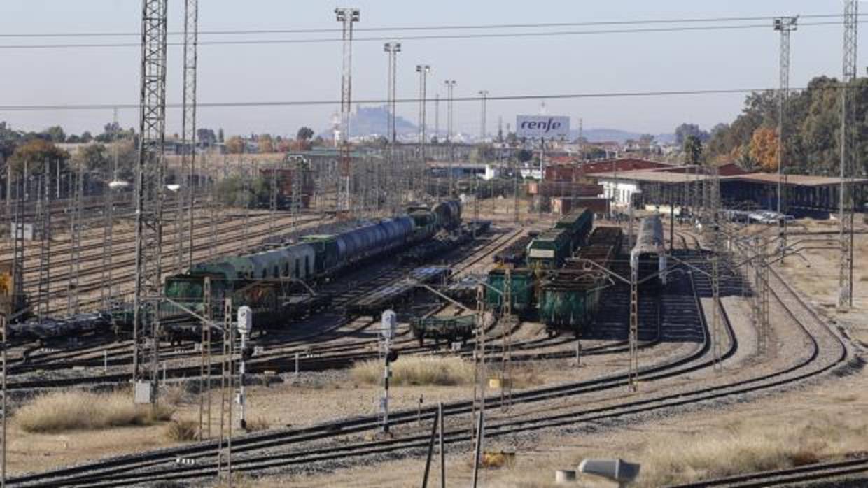 Imagen de la estación de mercancías ferroviarias de El Higuerón en Córdoba