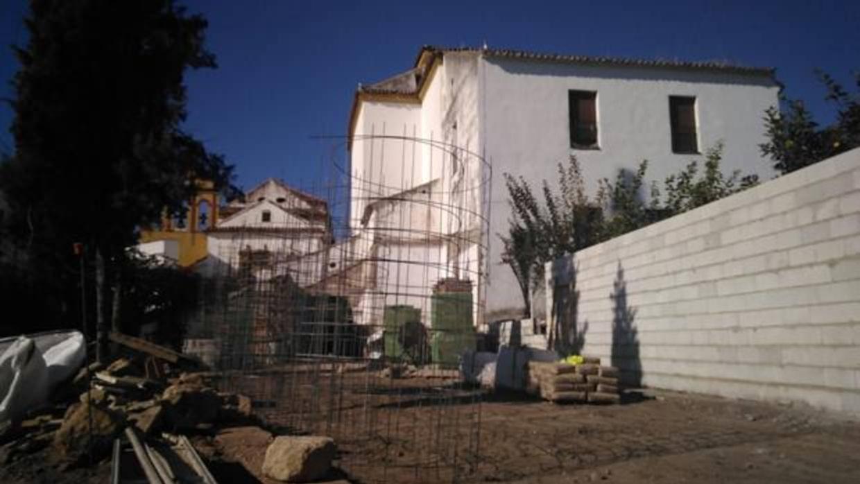 Proceso de las obras de la casa de hermandad de la Paz