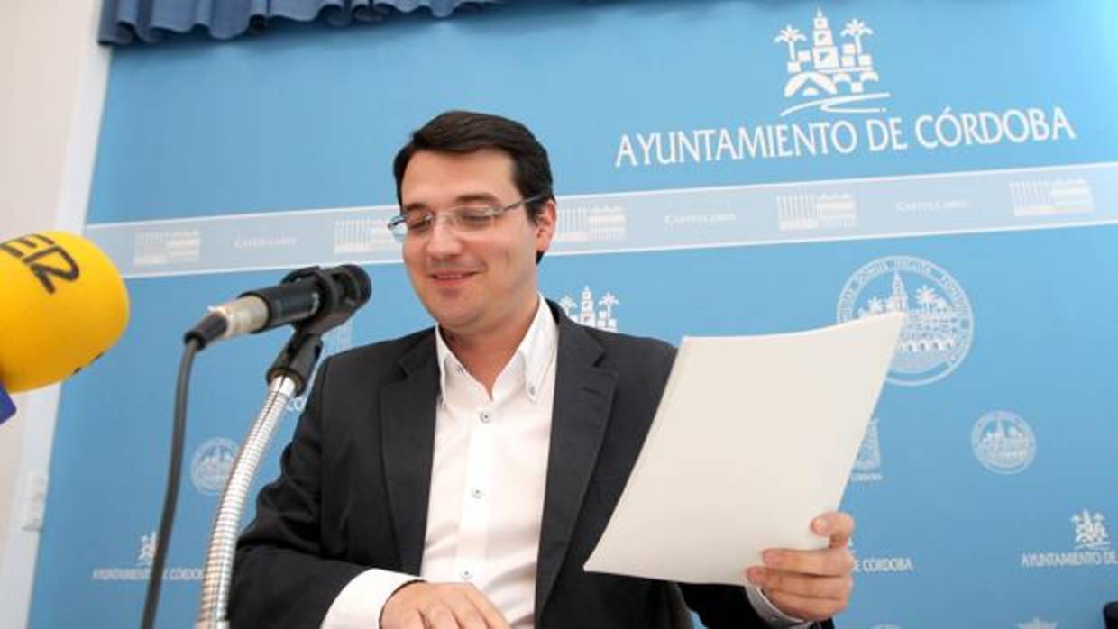 José María Bellido en una rueda de prensa