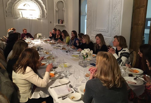 Almuerzo de empresarias y directivas, organizado por el foro, en el hotel Palacio del Bailío