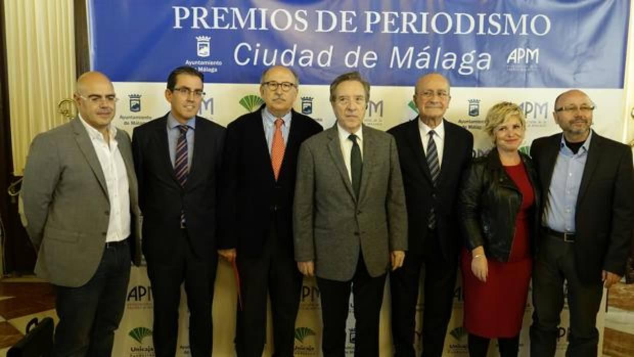 Juan Cano, Sergio Corral, Rafael Salas, Gabilondo, De la Torre, Esperanza Codina y Manuel Bellido