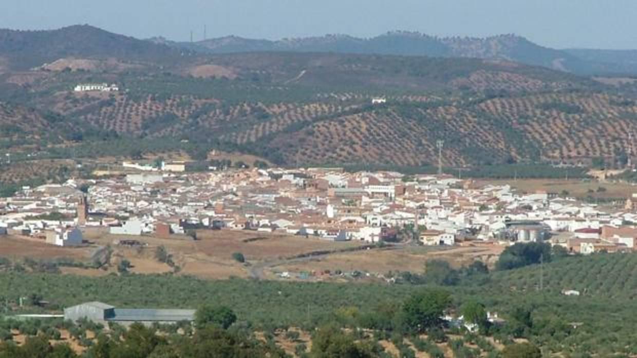 La localidad de Adamuz vista desde las alturas