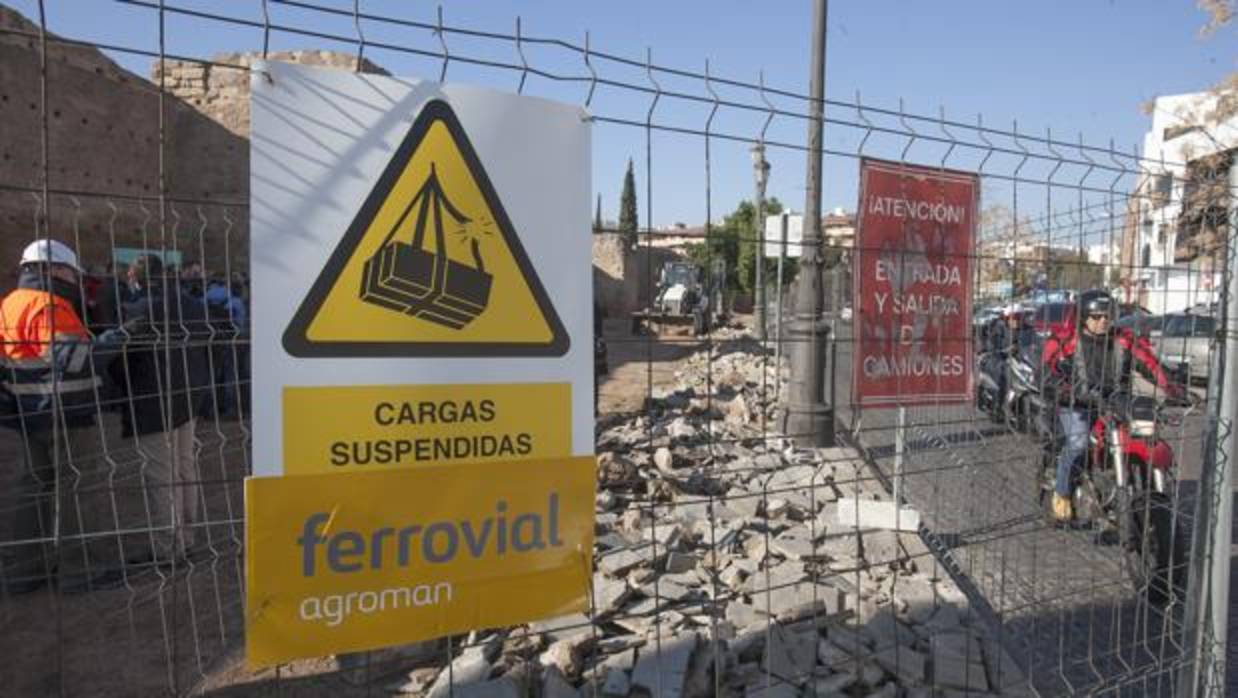 Obras en Ronda del Marrubial