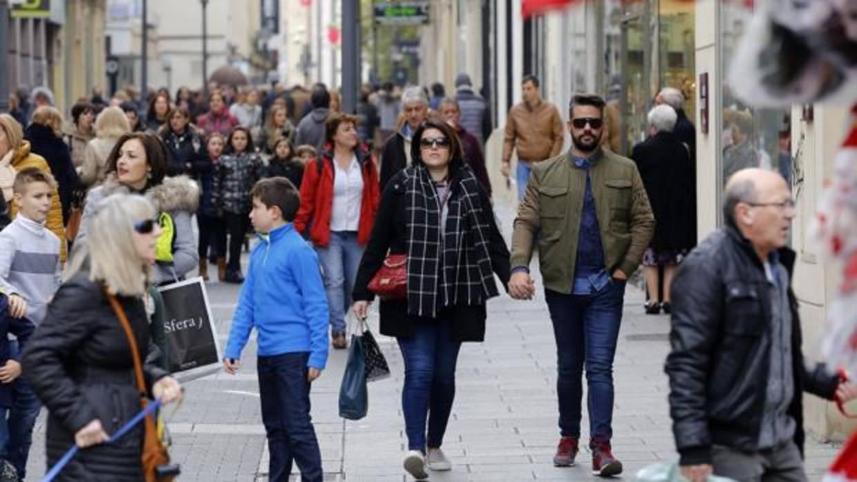 Ambiente en la calle este pasado mes de diciembre