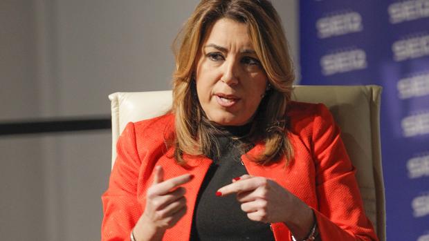 La presidenta de la Junta de Andalucía, Susana Díaz