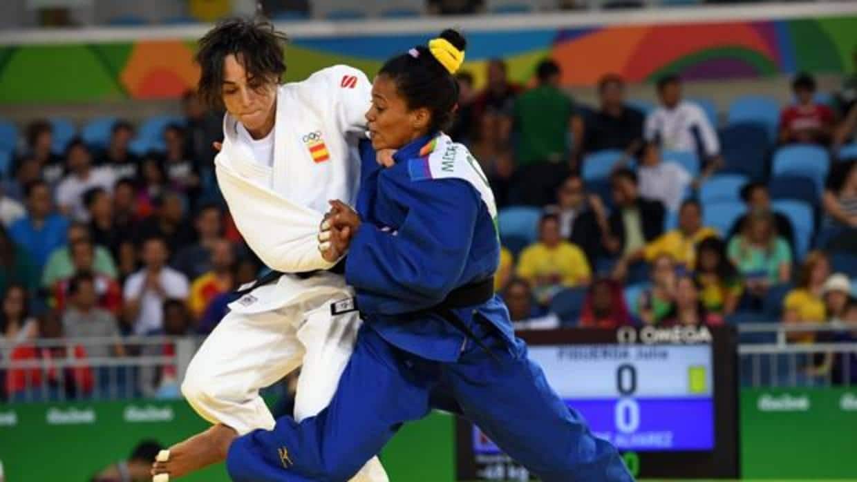 Julia Figueroa durante un combate en los Juegos Olímpicos de Río de Janeiro de 2016