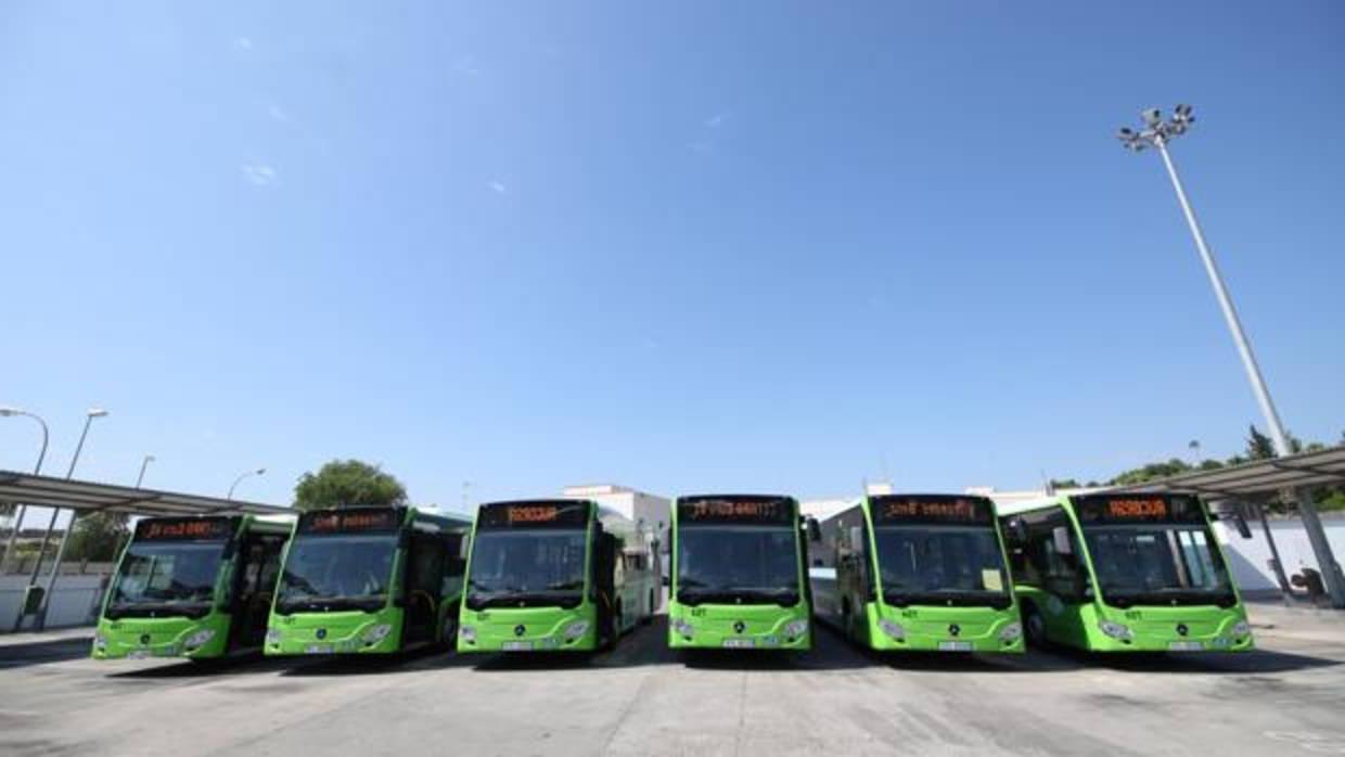 Partida de autobuses nuevos de Aucorsa