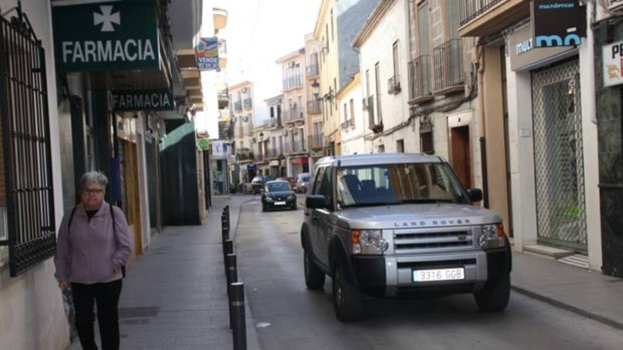 Una de las calles del Centro, que sufrirá restricciones al tráfico