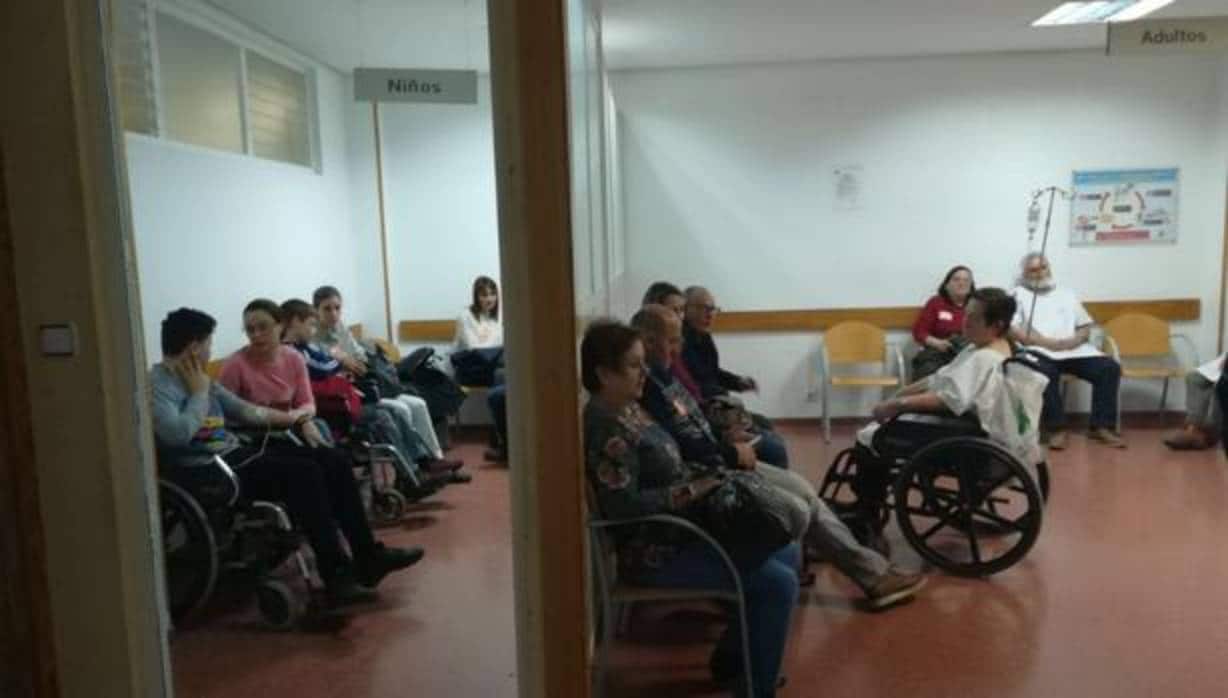 Sala de espera de las urgencias del Hospital de Úbeda donde el 21 de diciembre falleció una señora tras doce horas de espera