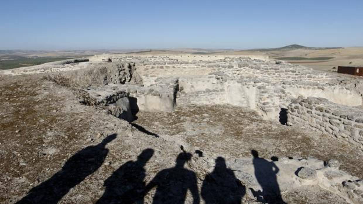 Parte del yacimiento arqueológico de Ategua en Córdoba