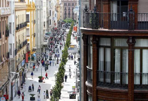 Vista panorámica de la calle José Cruz Conde