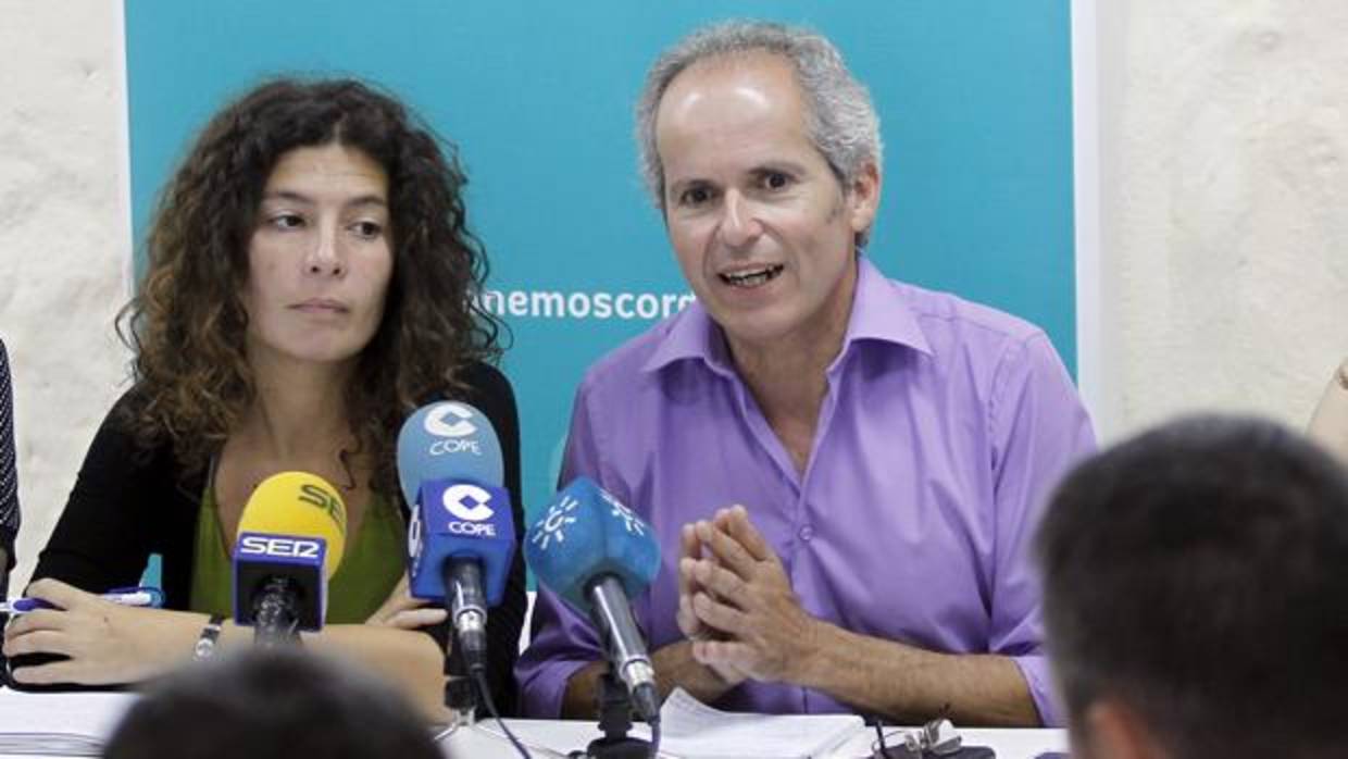 Vicky López y Rafael Blázquez, en una rueda de prensa