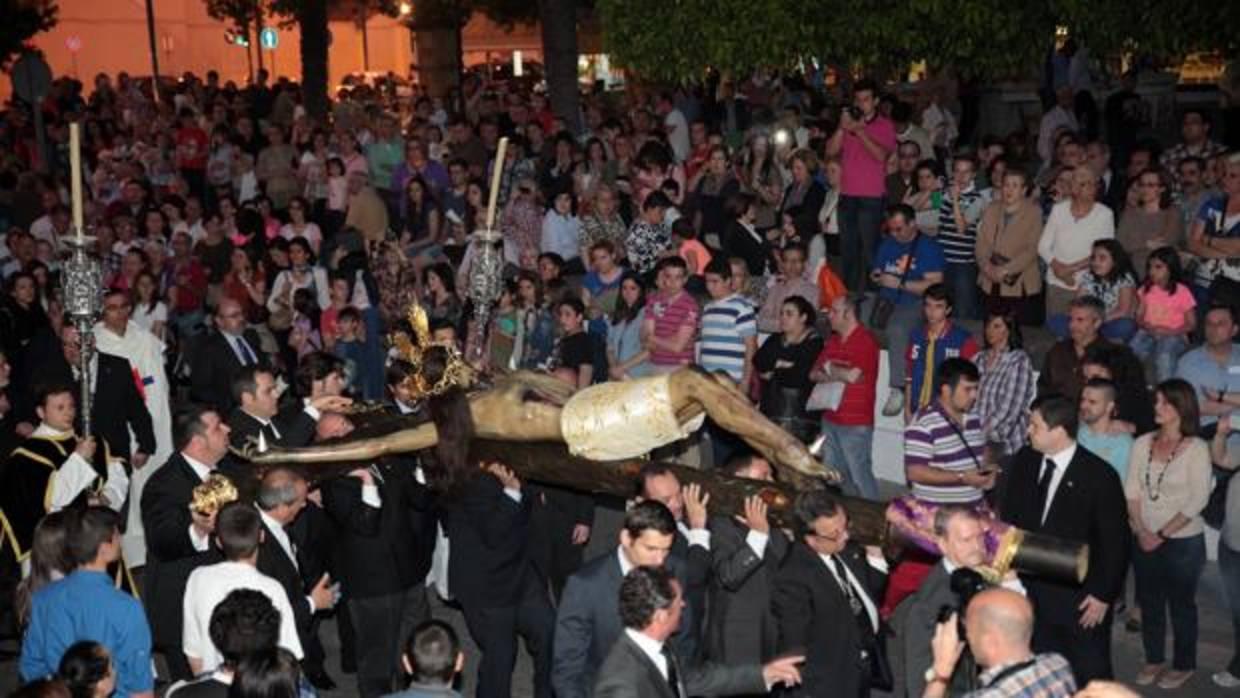 El Cristo de Gracia, en un Vía Crucis