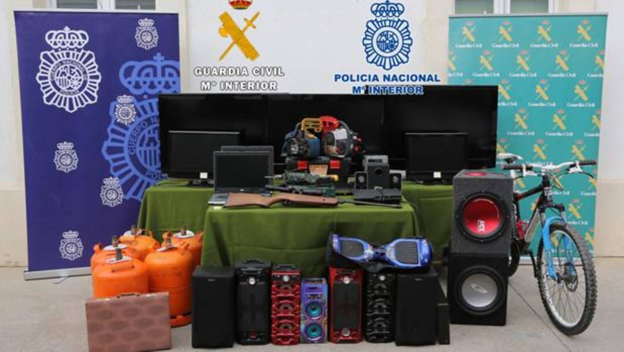 Efectos recuperados por los agentes