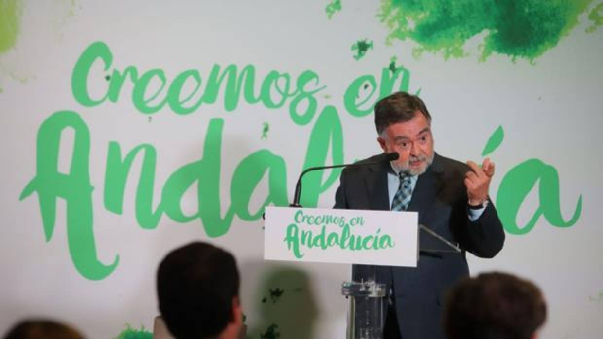 José Calvo Poyato, ayer en el acto del PP