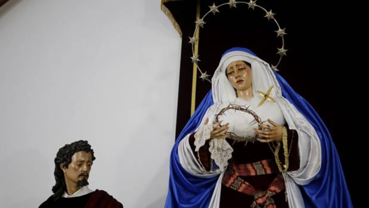 María Santísima de la Caridad, vestida de hebrea en la iglesia de San Andrés de Córdoba