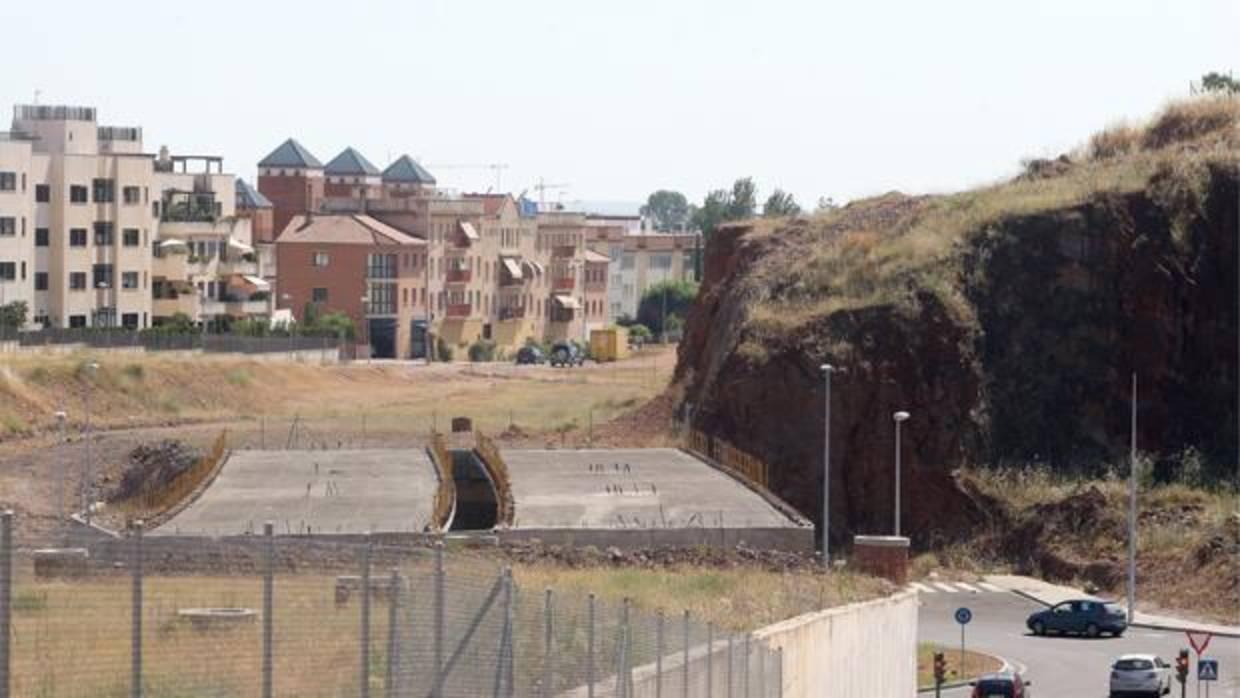 Ronda Norte cuando la obra quedó parada por la crisis