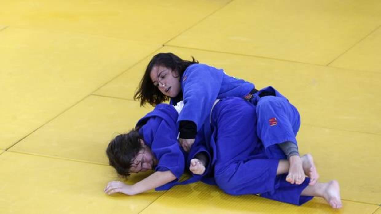 Julia Figueroa, en un entrenamiento en Córdoba