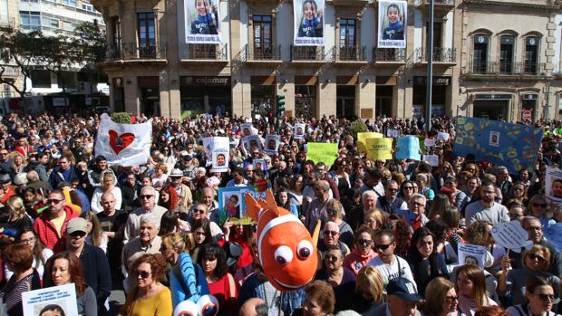 Concentración en Almería: «Todos somos Gabriel»