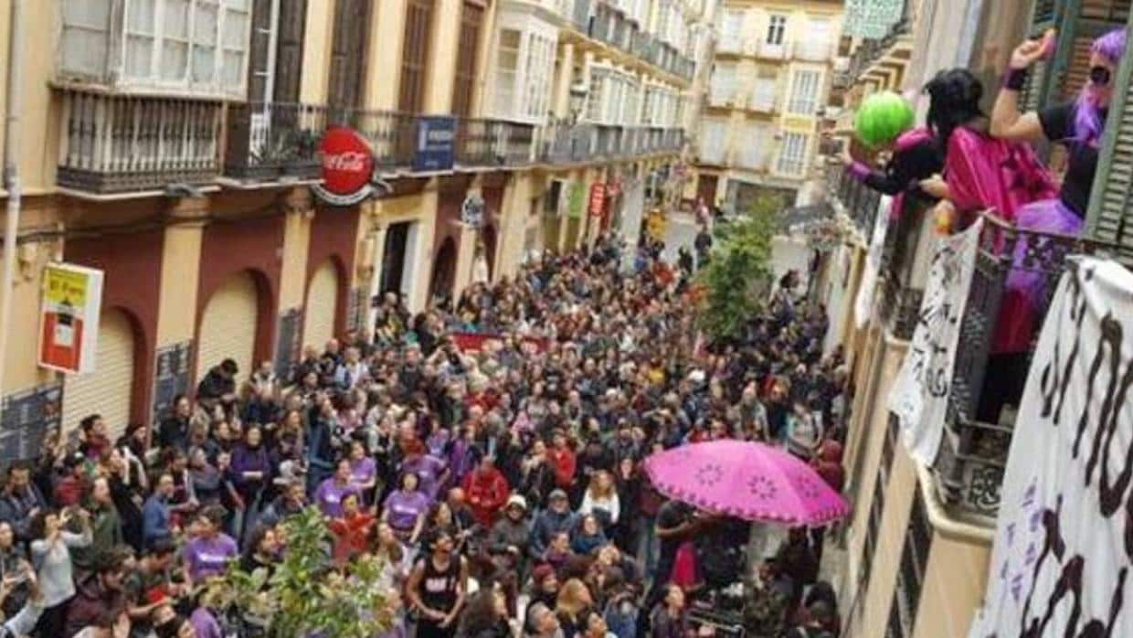 Manifestación en Málaga para que el palacio no salga a concurso público