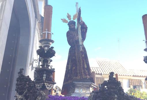 Jesús Nazareno a su salida de su iglesia