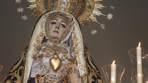 Virgen de los Dolores, el Viernes Santo