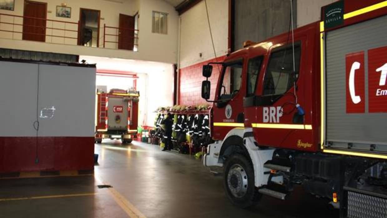 Instalaciones de los bomberos de Sevilla