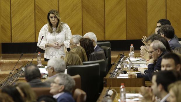 Susana Díaz pide a Cs que interceda para subir la inversión del Estado en Andalucía