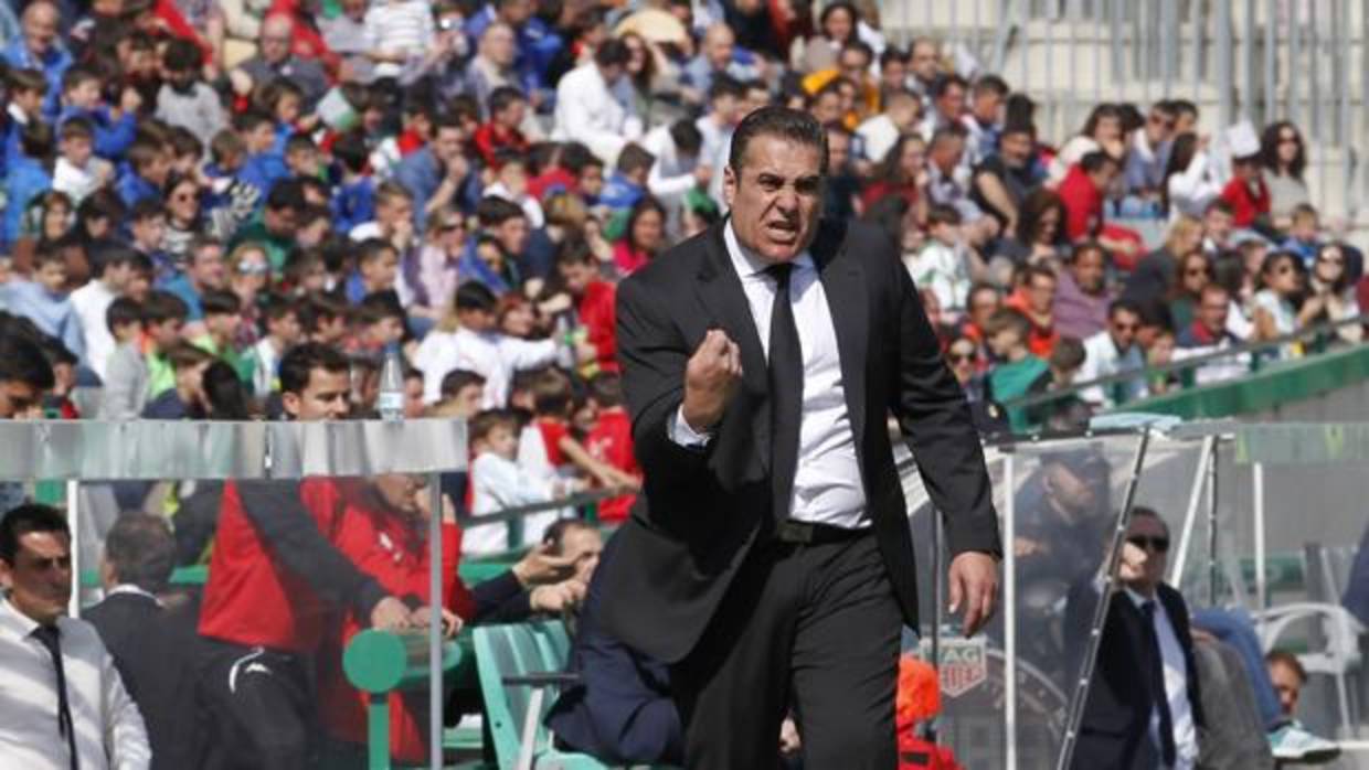 El entrenador del Córdoba CF, José Ramón Sandoval