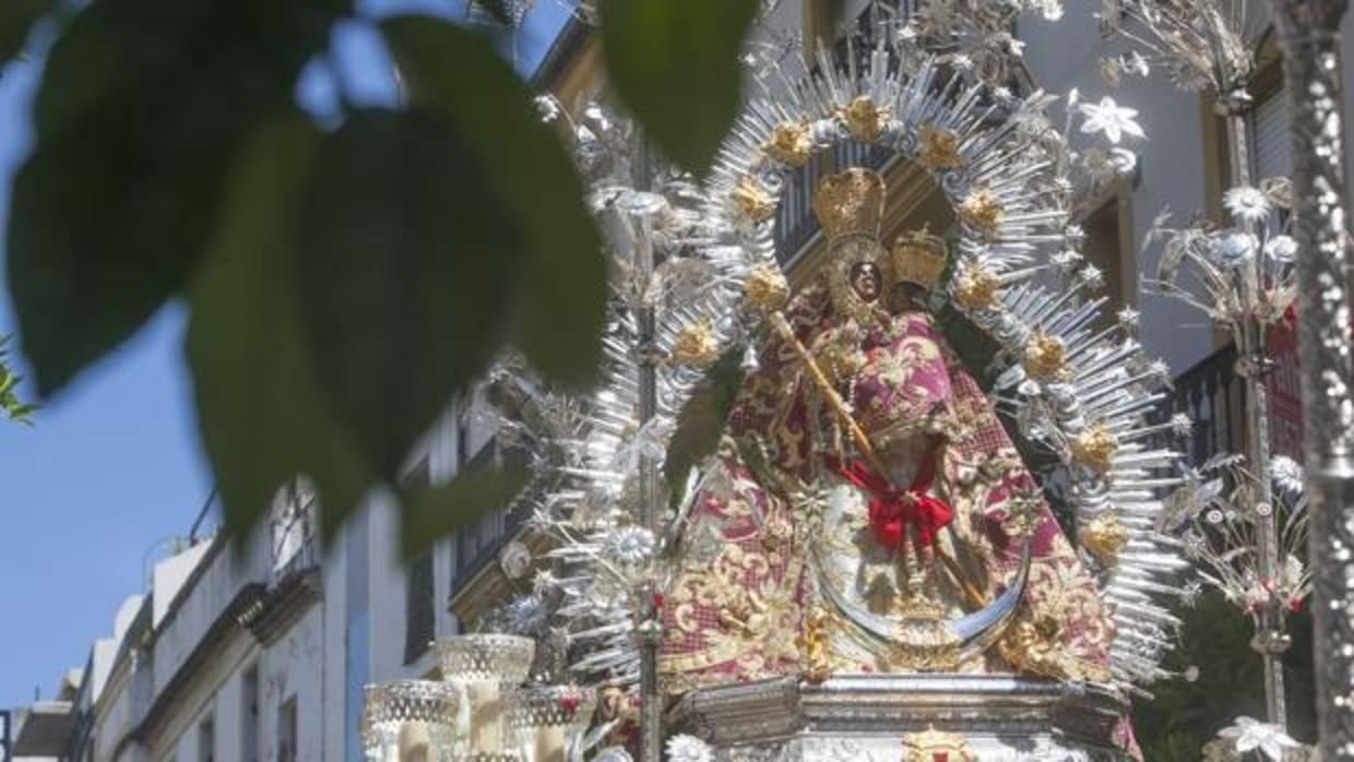 Virgen de la Cabeza de Córdoba, en su procesión