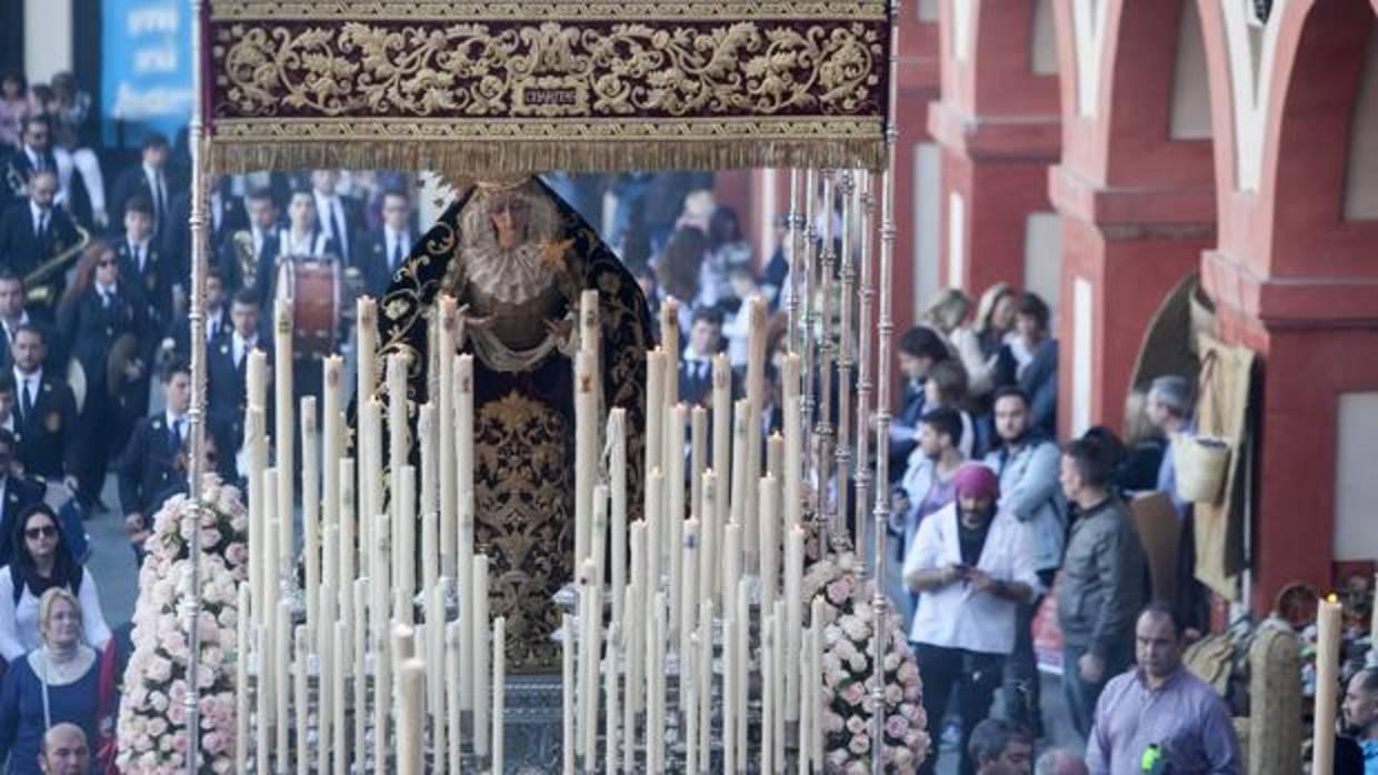 María Santísima de la Caridad el pasado Martes Santo