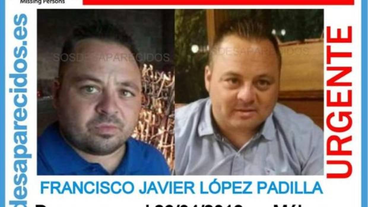 Francisco Javier lleva desaparecido desde el pasado jueves