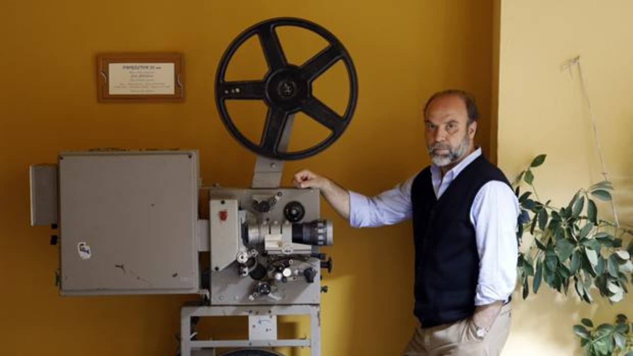 Pedro Mantas, en la Filmoteca de Andalucia donde imparte un máster