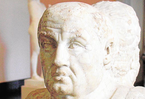 Busto encontrado en 1813 del que se cree que es su verdadero rostro