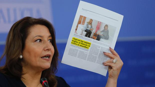 Los partidos piden explicaciones a Susana Díaz el uso de la tarjeta de Faffe en un club de alterne