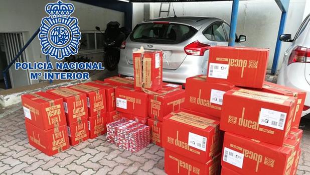 Intervenidas más de 50.000 cajetillas de tabaco en dos viviendas de La Línea de la Concepción